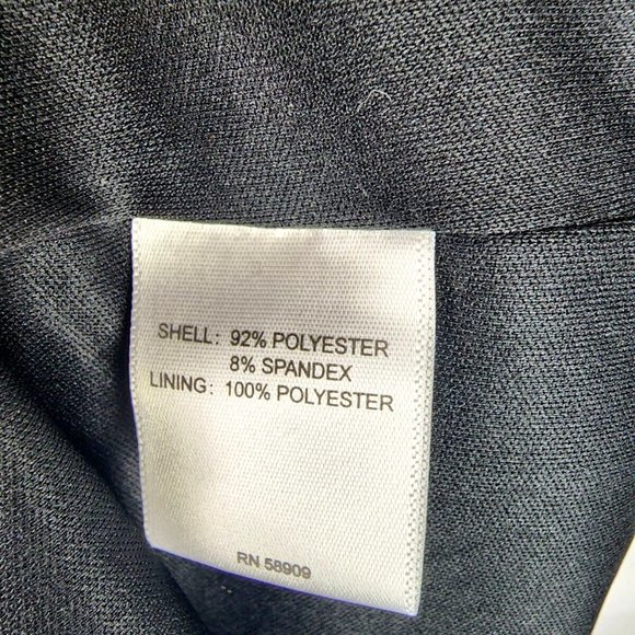 Chelsea & Violet Black Short Skirt with Fringe Accent & back Zipper & Liner - XS - Picture 5 of 5